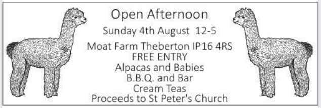 Alpacas Open Afternoon - Moat Farm Theberton